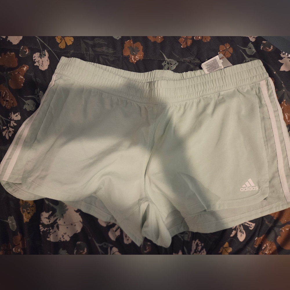 Adidas Women's Mint Green Shorts